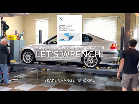 Let's Wrench! DIY Brake Pad and Rotor Replacement on BMW E46 330i ZHP | BMW CCA Sandlapper Chapter