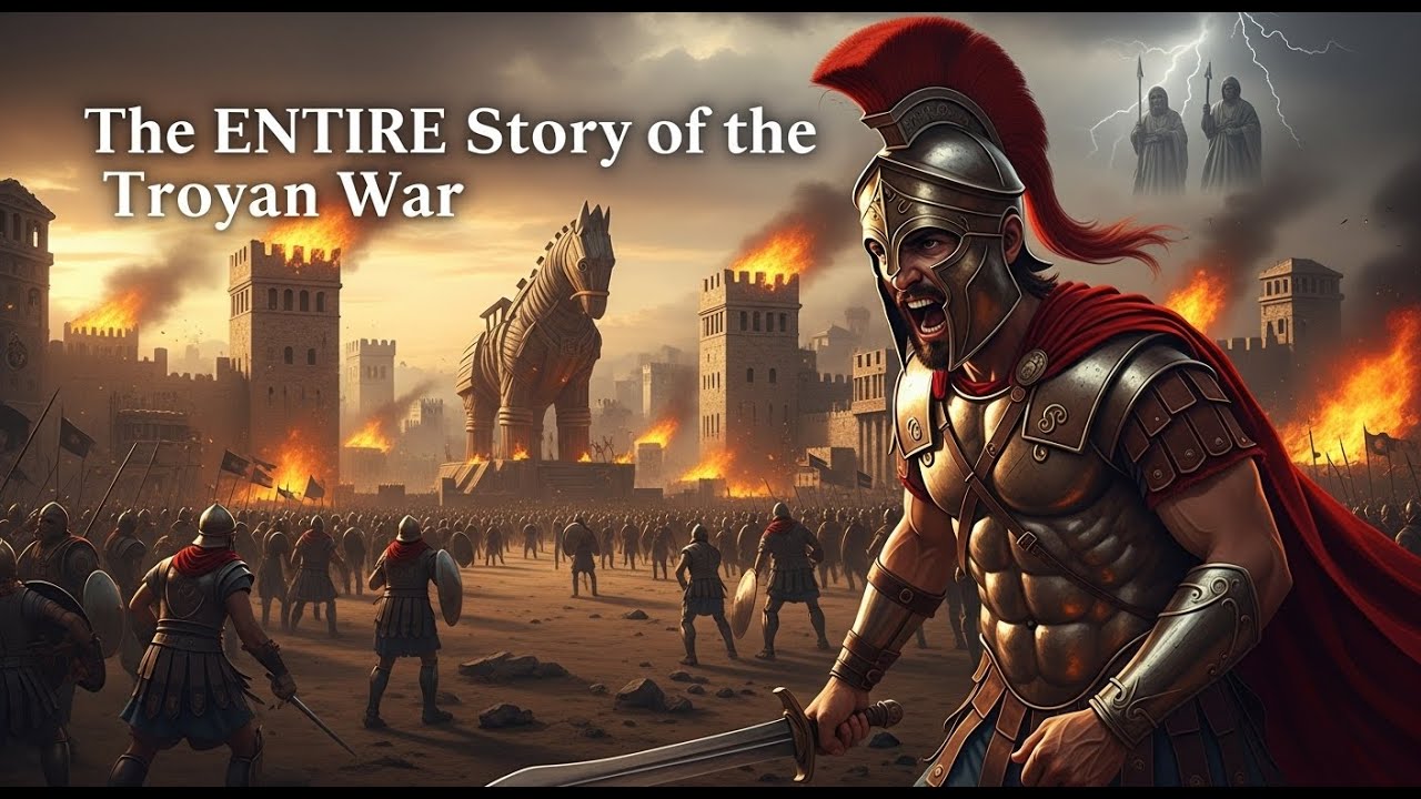 The ENTIRE Story of the Trojan War Explained | Boring History For Sleep