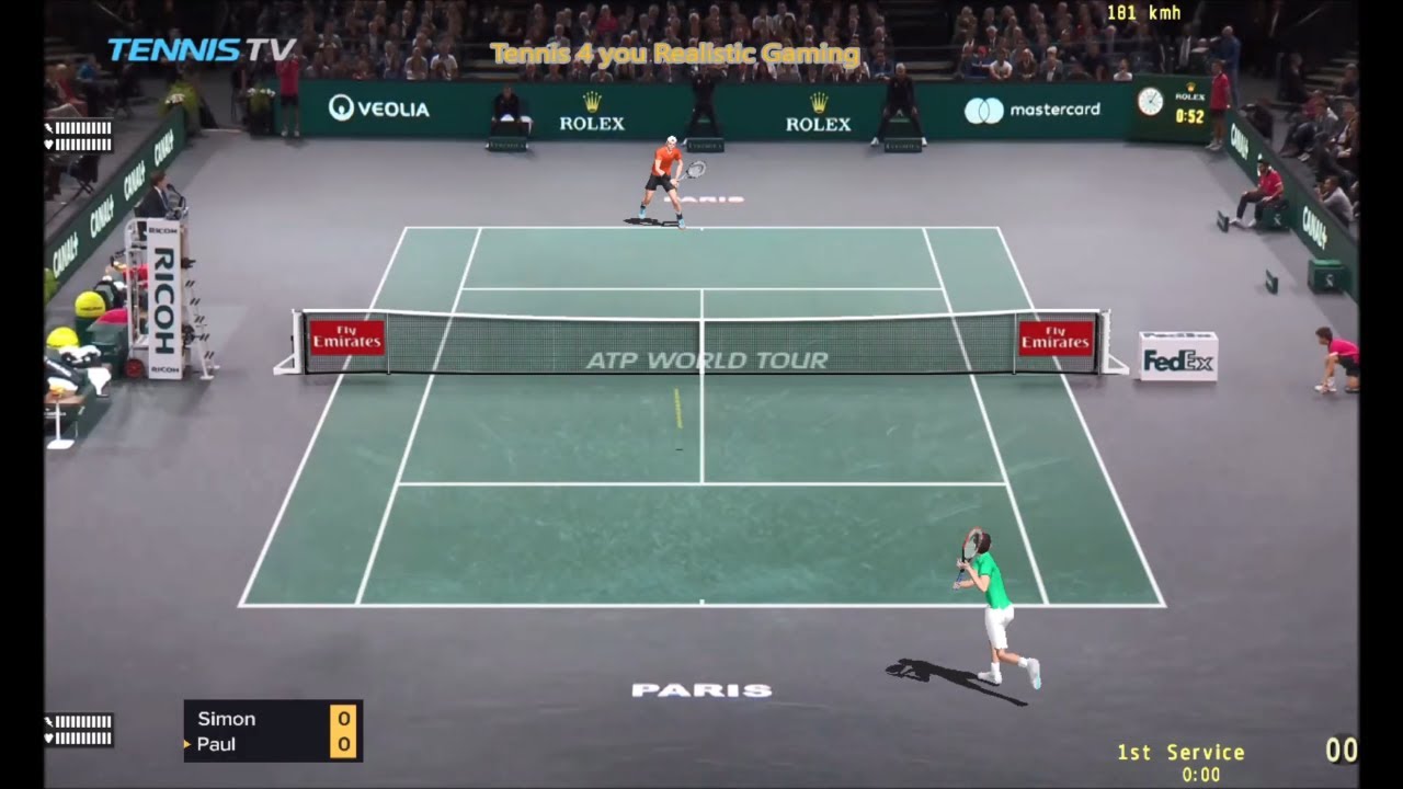 Gilles Simon vs Tommy Paul ATP Paris 2020 highlights HD ...