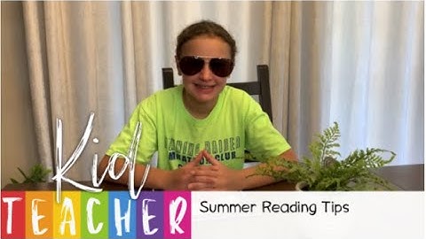 Summer Reading Tips