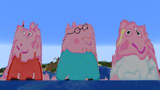 Peppa Pig Family VS Minecraft Physics (ASMR)