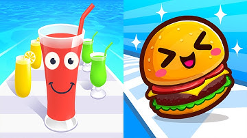 Juice Run VS Food Run - All Levels Gameplay Android, ios (Part 191)