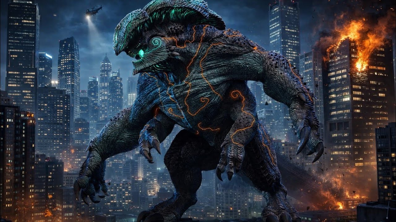 Humanity’s Last Defense vs a Kaiju — Full-Scale City Destruction
