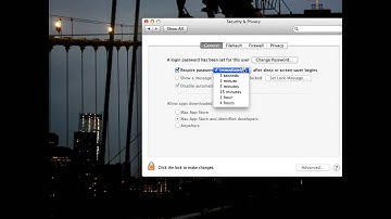 Set up your Mac to require a password when awakened from sleep or screen saver mode