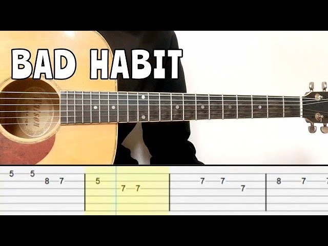 Steve Lacy - Bad Habit (Guitar Tutorial Tab)