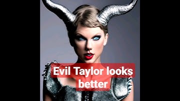 Taylor Swift becomes Evil. drawn by ai #taylorswift #vevo #music #trending #ai #aiart #devil