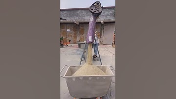 Automatic feeding machine can pump sand and grain, saving time and labor