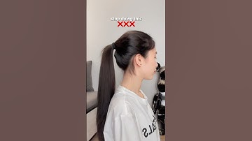 Cách buộc tóc đuôi ngựa đi học cực đơn giản