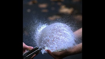 Slow-motion Popping Bubbles and Balloons: Splash Lab Science