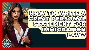 How To Write A Great Personal Statement For Immigration Law? - Law School Prep Hub