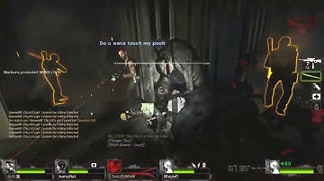 Left 4 Dead 2 - COOP 16 Players: No Mercy - The Hospital - Advanced - C&C #221
