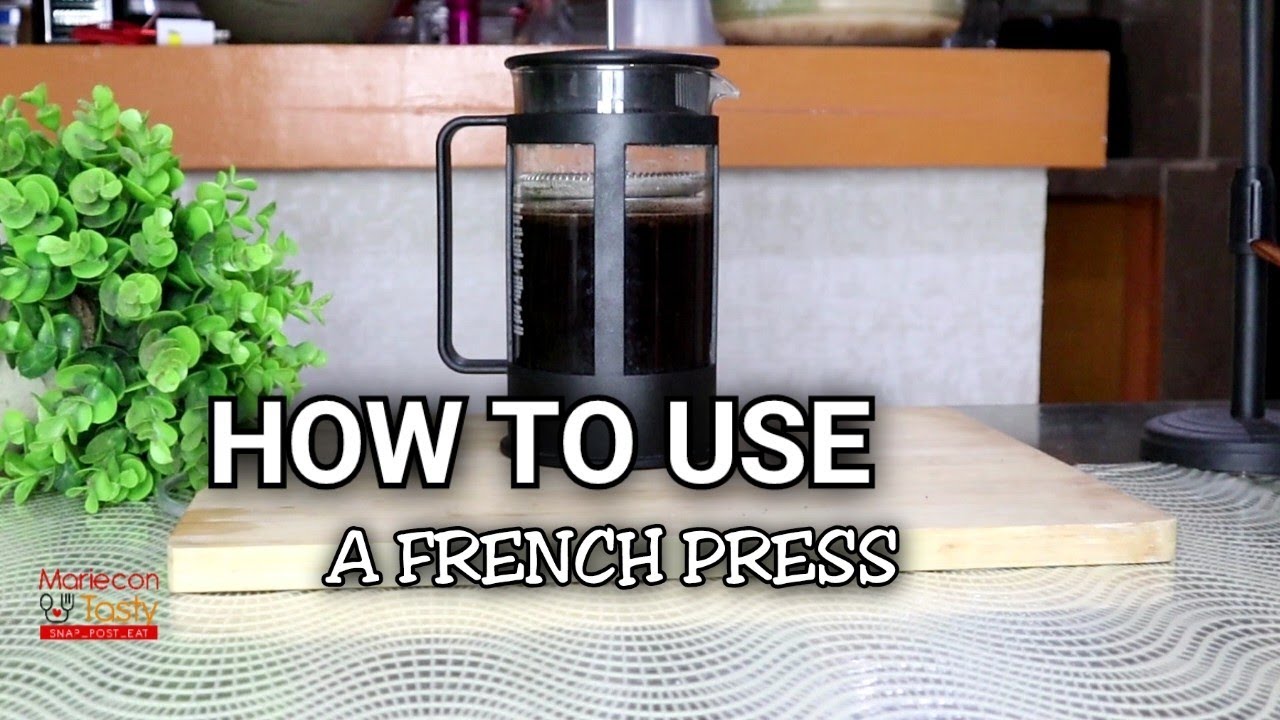 HOW TO USE A FRENCH PRESS YouTube