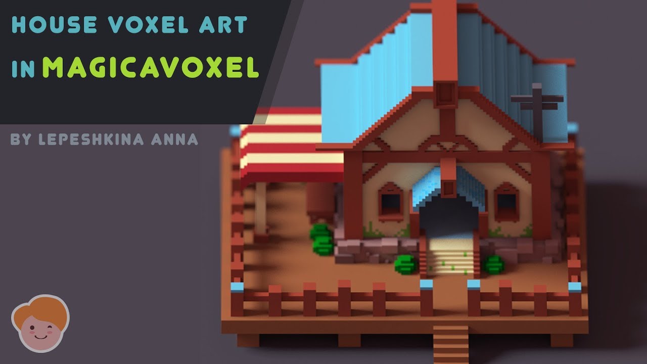 House voxel art ( Magicavoxel )