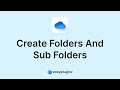 Easy Onedrive for Zoho CRM: Create folders and sub folders for Default modules | Easypluginz