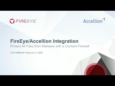 Accellion Webinar: FireEye/Accellion Integration