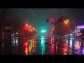 Chilout Rain at A Quiet Intersection ASMR HD Live Wallpaper