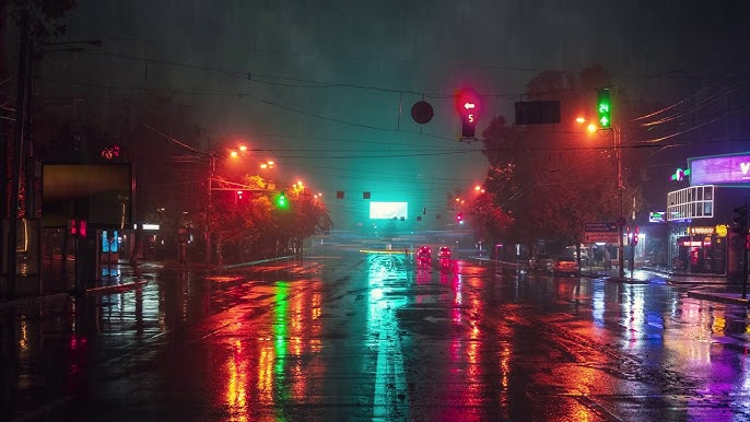 Cat Looking At Cyberpunk City In The Rain Live Wallpaper - MoeWalls on Make  a GIF