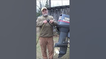 START YOUR OUTBOARD MOTOR BEFORE YOU PUT IT IN THE WATER