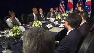 President Obama and President Park