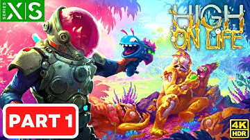 HIGH ON LIFE Walkthrough Gameplay Part 1 - No Commentary Xbox Series X [4K HDR 60FPS]