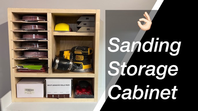 Sander and Sandpaper Storage - The Handyman's Daughter