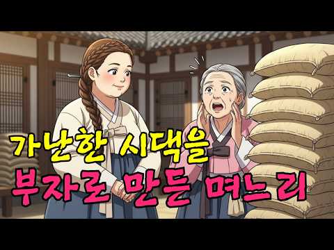가난한 산골집에 시집 온 복덩이 며느리ㅣ야담,민담,신화,전설,설화,옛이야기,조선시대이야기