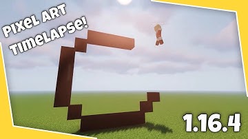 Smile!  A Minecraft Pixel Art Timelapse