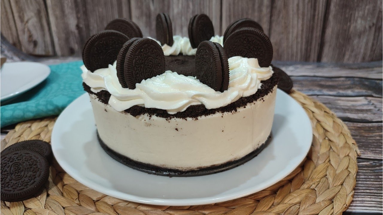 TARTA FRÍA DE OREO, Es deliciosa, sin horno, paso a paso con Mambo!!!