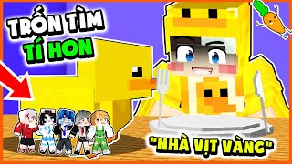 Kamui Thử Thách TRỐN TÌM TÍ HON Nhà MR VỊT Trong Minecraft