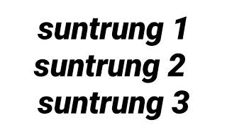 efek suntrung 1 2 3