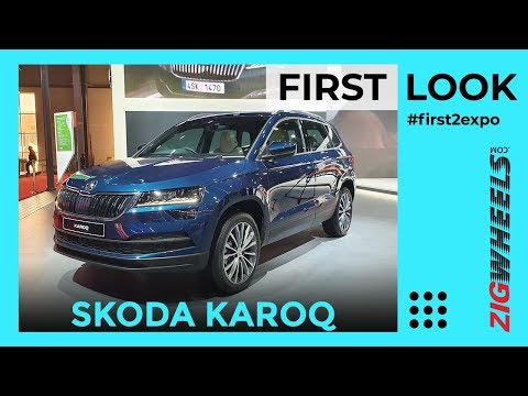 skoda-karoq-india-first-look-walkaround-review-|-auto-expo-2020-|-zigwheels.com