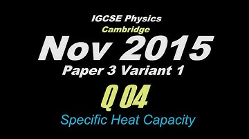 Oct/Nov 2015 Paper 3 Var 1 (Q 04) IGCSE Physics CIE