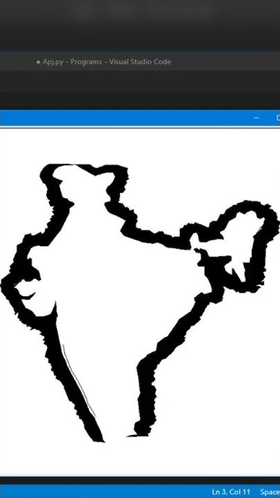 Draw Apj Abdul kalam using sketchpy in python #shorts #python #sketch # ...