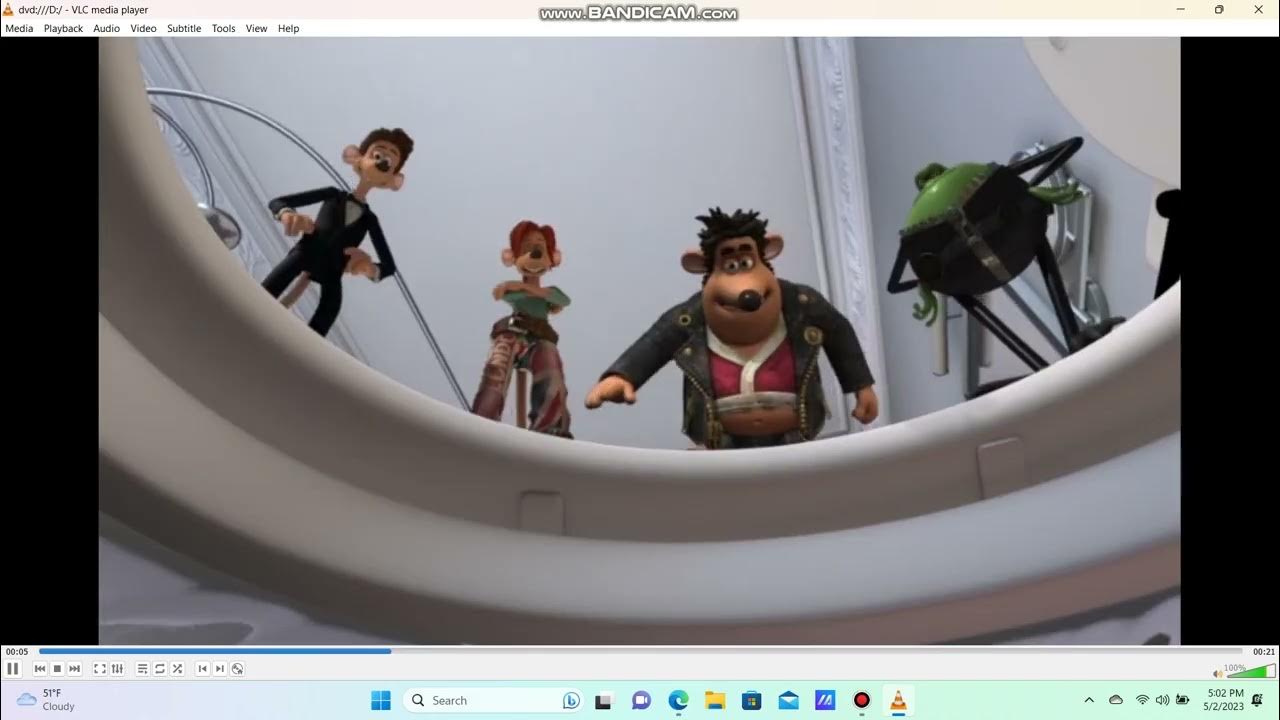 Opening to Flushed Away 2007 DVD (UPHE Reprint) (English Subtitles