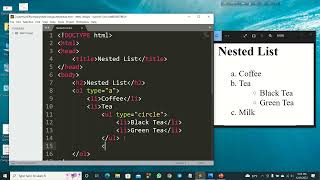 #12. Use Of List Tag | HTML Nested List | How to Nest Lists in HTML | HSC ICT | Concept it learning