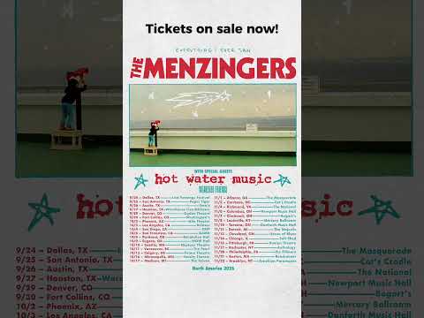 THE MENZINGERS + HWM + WEAKENED FRIENDS ON SALE NOW #concert #live #punk