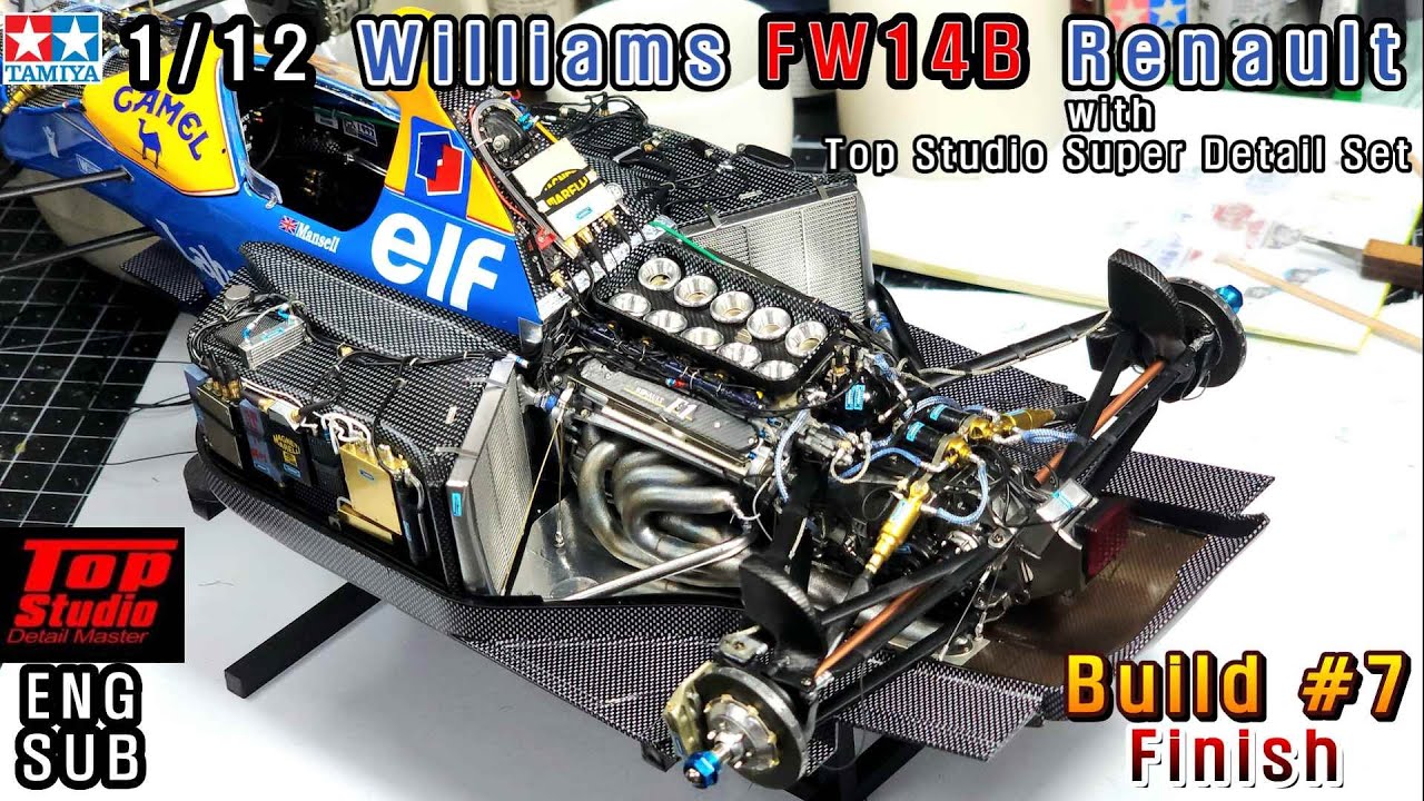 TAMIYA] 1/12 Scale Model Williams FW14B Renault #7 Finish