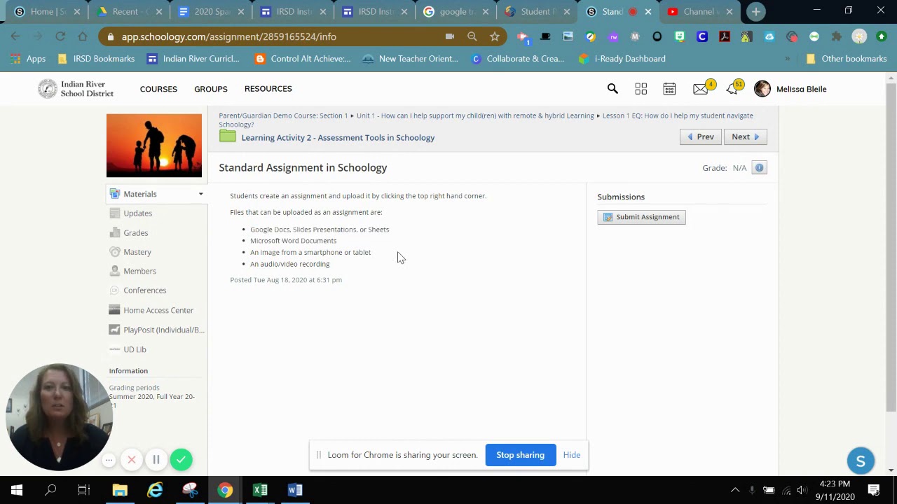 schedule an assignment in schoology