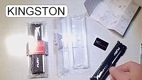 UNBOXING KINGSTON 4GB DDR3 1600MHZ HYPERX FURY BLACK HX316C10FB 4