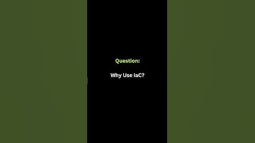 Why Use IaC? | #devops #interview #question #interviewquestions #education #infrastructure #code