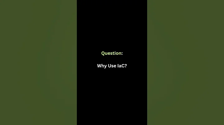 Why Use IaC? | #devops #interview #question #interviewquestions #education #infrastructure #code