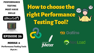 Ep 26 | PT Tools | 🚀  How to choose the right Performance Testing Tool in Telugu🚀