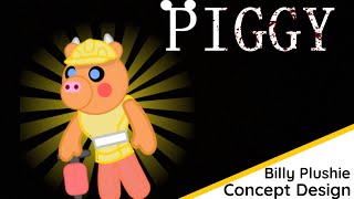 Piggy Billy Plushie Concept Design