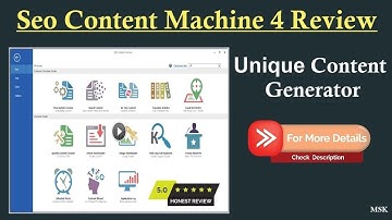 Seo Content Machine 4 Review - Creates Readable Articles With Seo Content Machine 4