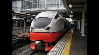 鉄道車窓　奥羽本線特急E751系つがる　秋田～新青森