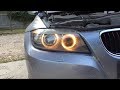 How to change the angel eyes H8 bulbs on BMW e90 lci  FULL TUTORIAL