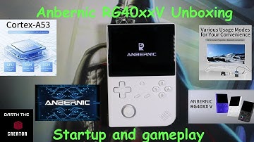 Anbernic RG40xxV Unboxing and game play #anbernic #handheld #rg40xxV  #retrogaming