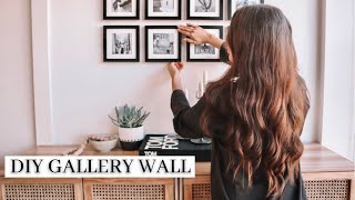 DIY GALLERY WALL | Minimal Home Decor on a Budget | Under $100 *Renter Friendly*