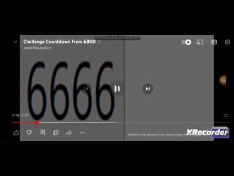 Challenge Countdown From 6800