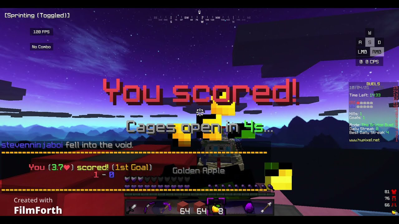 My First Video!!! (Hypixel DaBridge)